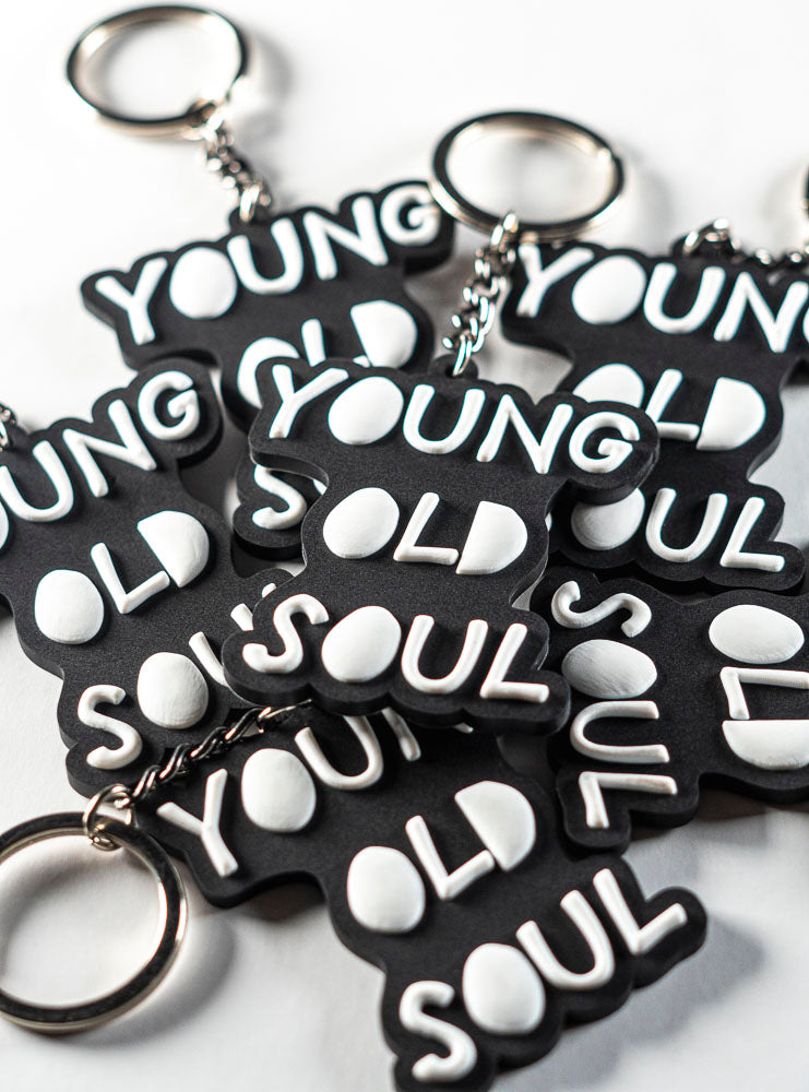 Multiple Young Old Soul Keychains
