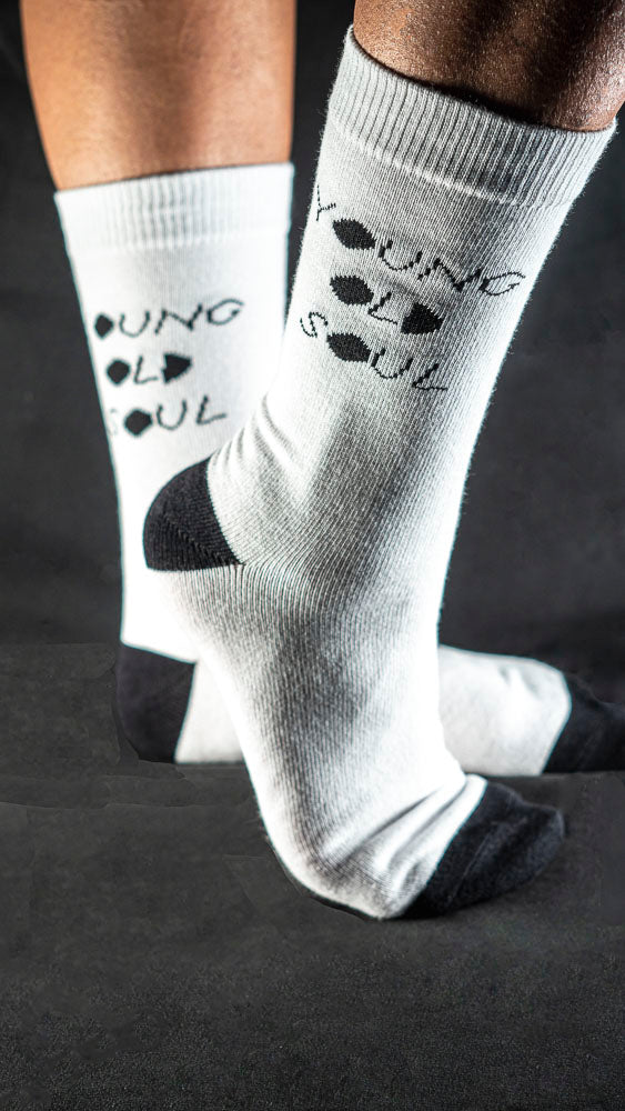 Young Old Socks - Classic Terry 3 Pack in White