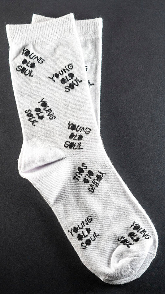 Young Old Socks - All Over Again 3 Pack in White