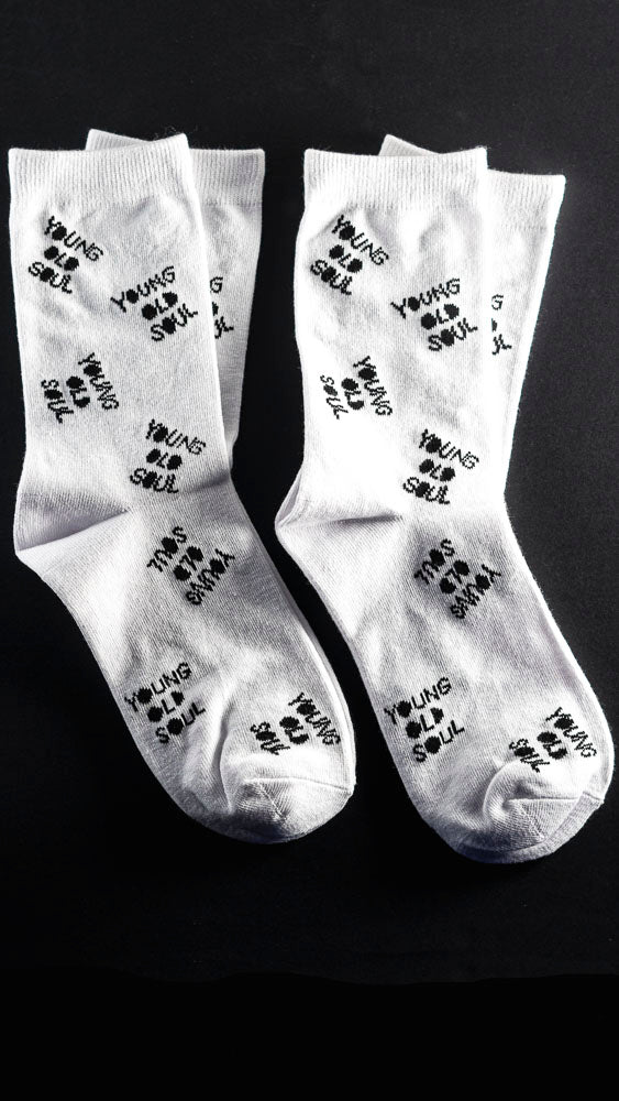 Young Old Socks - All Over Again 3 Pack in White